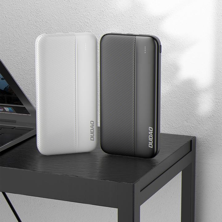 Image du produit Dudao K4S 10000mAh powerbank blanc (10000 mAh, 10 W, 37 Wh)