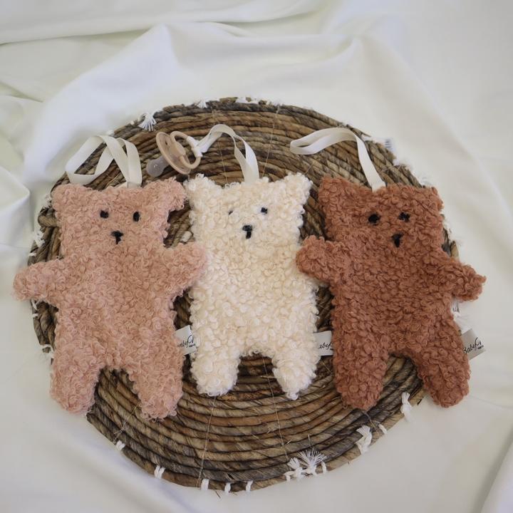 Image du produit Baby-Nest Attache-sucette Teddy Caramel