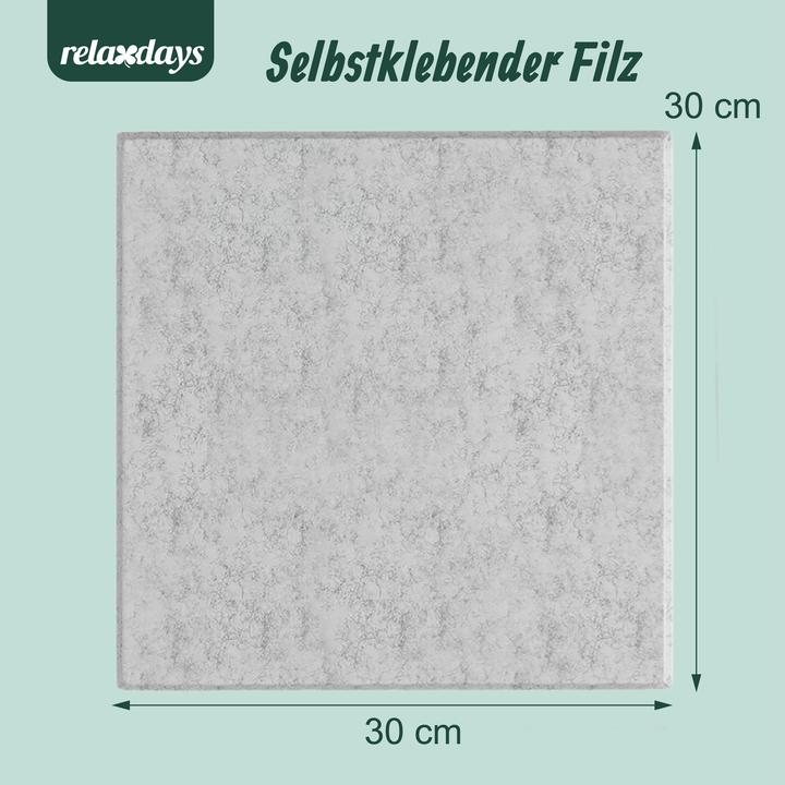 Produktbild Relaxdays 12x Filzpinnwand (Pinnwand, 30 x 30 cm)
