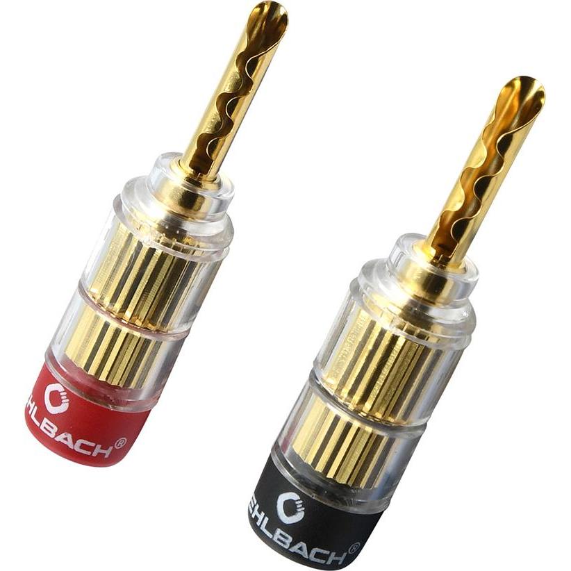 Thumbnail - Oehlbach Solution Tube - 4er Set, Audio Stecker, Rot, Schwarz