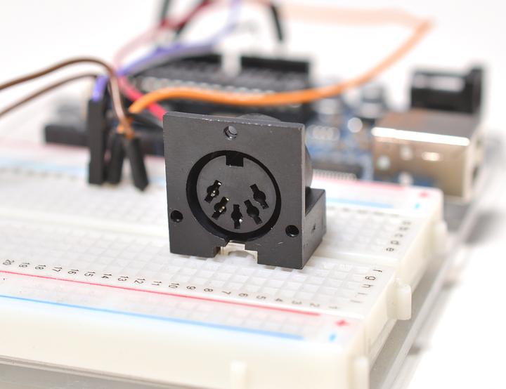 Image du produit Adafruit Prise Midi (5 broches Din) Compatible avec les cartes mères