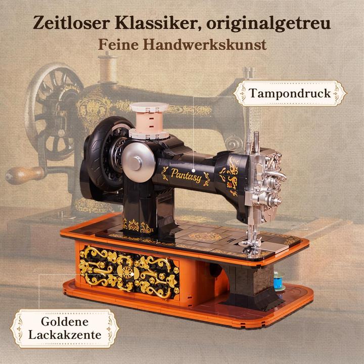 Image du produit Pantasy Machine à coudre à manivelle Retro Collection