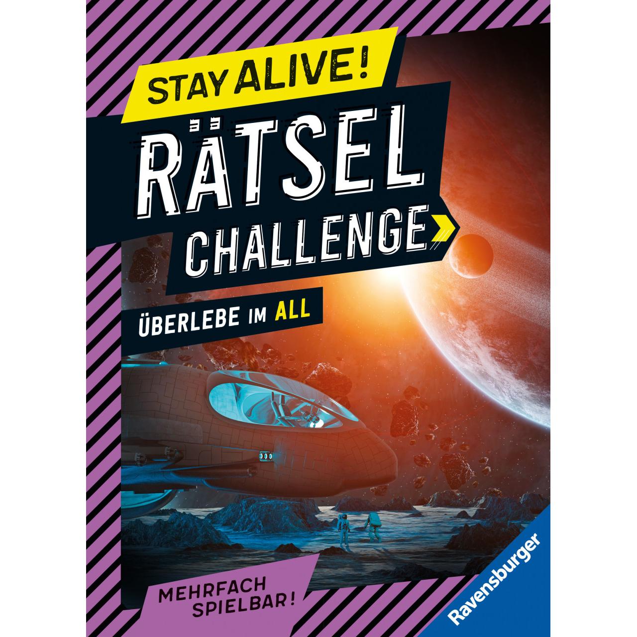 Stay alive! Rätsel-Challenge: Überlebe im All, Kinderbücher von Martine Richter, Louis Vettese