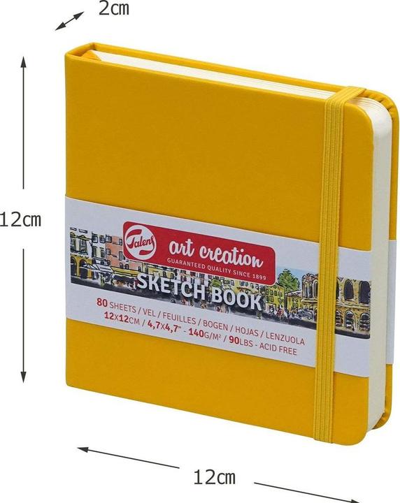 Produktbild Talens Malbuch (12 x 12 cm, Blanko, Harter Einband)
