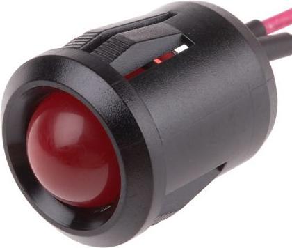 Produktbild RS PRO LED vorst 14mm sw 24VDC rot blinkend