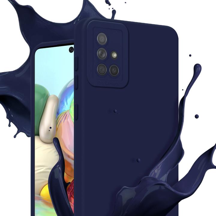 Actual product image Cadorabo Case for Samsung Galaxy A71 4G in TPU Fluid LM162 Style (Samsung Galaxy A71)