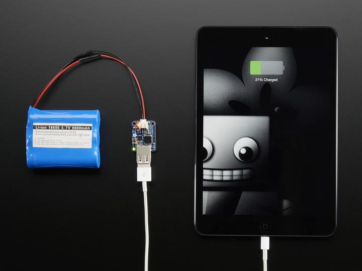 Actual product image Adafruit PowerBoost 1000 Basic 5V USB Boost 1000mA from