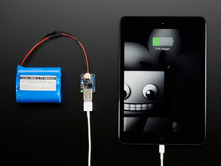 Image du produit Adafruit PowerBoost 1000 Basic 5V USB Boost 1000mA from
