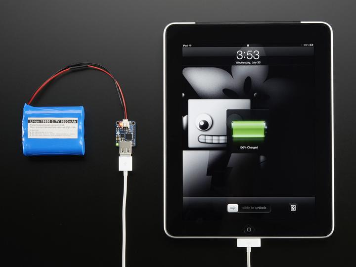 Actual product image Adafruit PowerBoost 1000 Basic 5V USB Boost 1000mA from