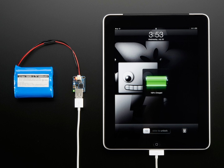 Image du produit Adafruit PowerBoost 1000 Basic 5V USB Boost 1000mA from