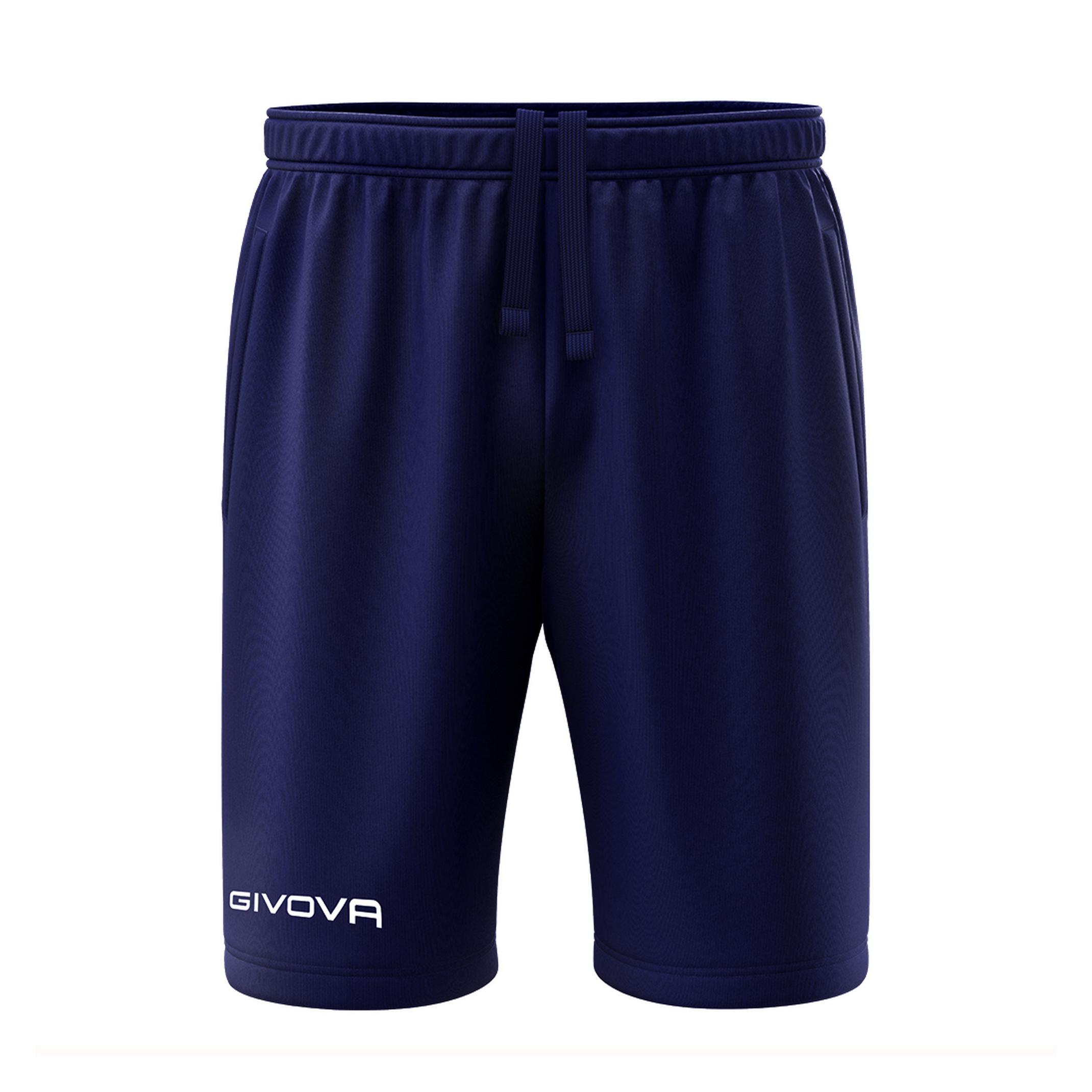 Givova, Unisex, Sporthose, Sweatshorts (S), Blau