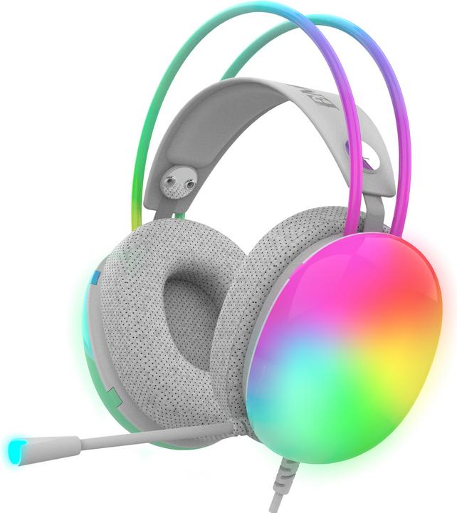 Immagine prodotto Inca Cuffie da gioco IGK-X8Y 7.1, USB, LED RGB, turchese (Cablato)