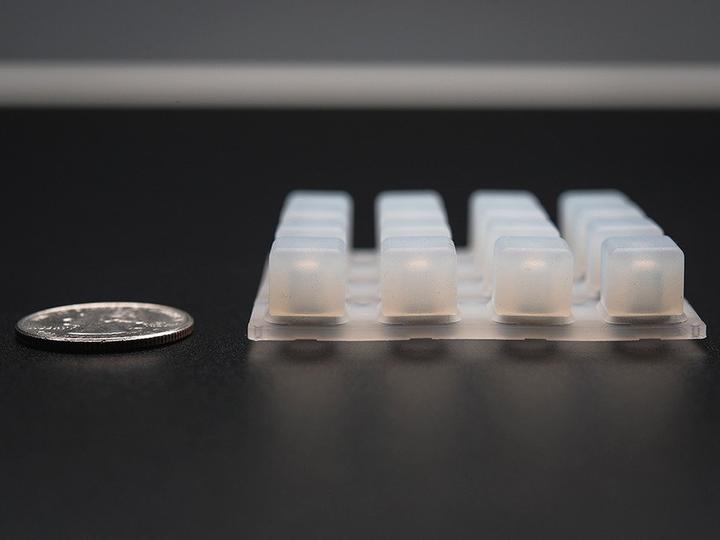 Produktbild Adafruit Silicone Elastomer 4x4 Button Keypad for 3mm LEDs (Buttons)