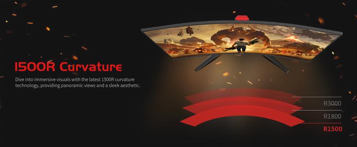 Image du produit Koorui GAMING G3221SC (2560 x 1440 pixels, 31.50")