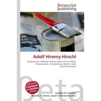 Adolf Hiremy-Hirschl, Fachbücher