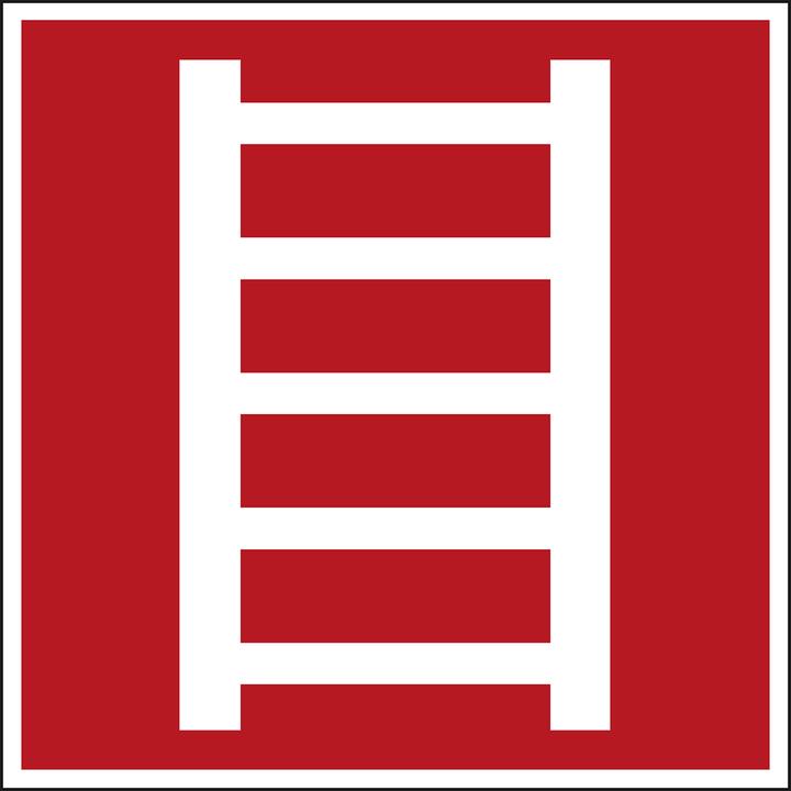 Actual product image Brady PIC 400-200*200-B7527, fire protection labelling - ladder