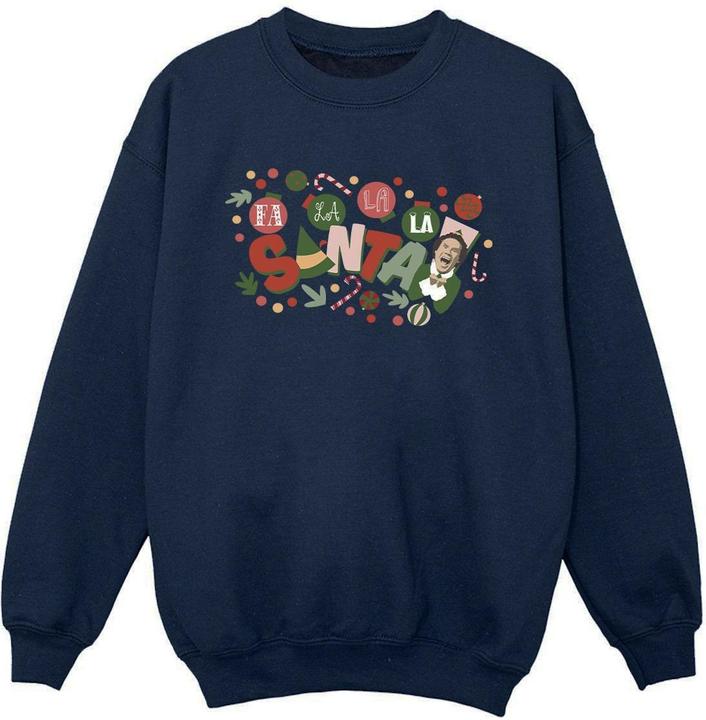 Actual product image Elf Boys Santa Fa La La Sweatshirt (128)