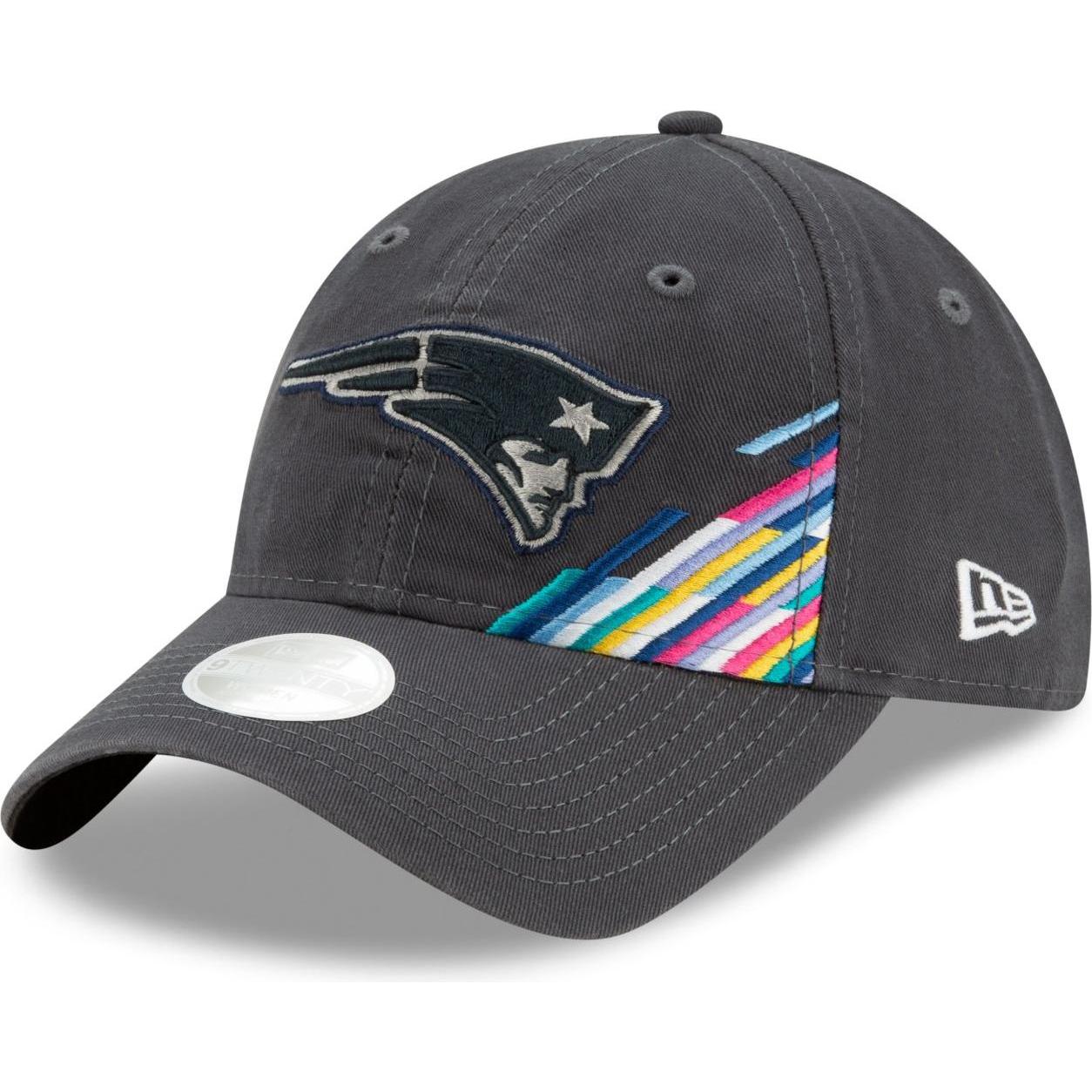 New Era, Damen, Cap, 9Forty Crucial Catch New England Patriots, Grau