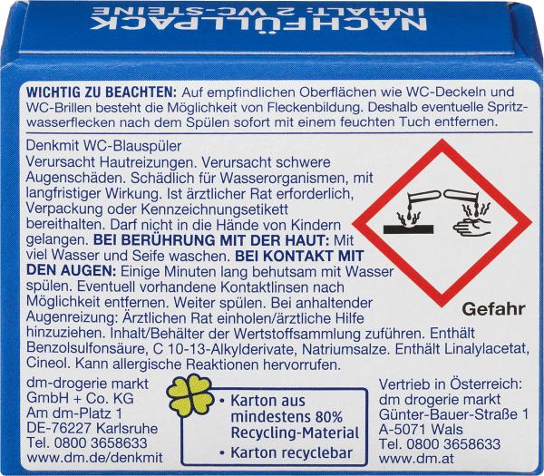 Immagine prodotto dm Denkmit Confezione di ricarica di brillantante per WC