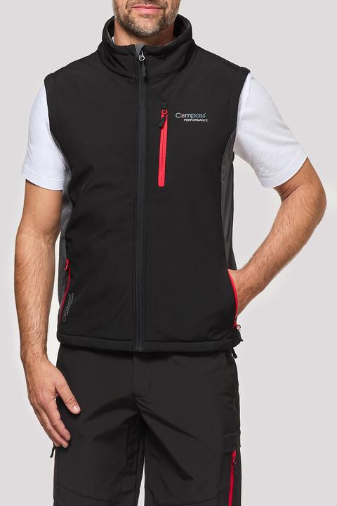 Immagine prodotto Compass Active Wear Compass Performance Herren-Softshell-Weste (56)