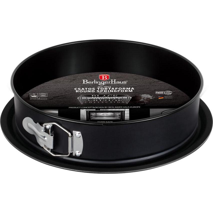 Thumbnail - BerlingerHaus Springform Ø26cm Black Silver Collection, Backform, Schwarz