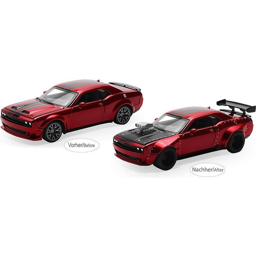 Jamara Dodge Challenger SRT Jailbreak Diecast 1:36 rot 2in1 (402614)