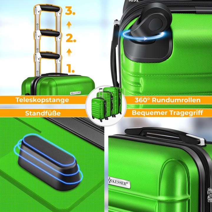 Produktbild Kesser 3-teiliges Hartschalenkoffer-Set (45 l)