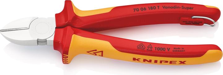 Actual product image Knipex Diagonal Cutter (180 mm)