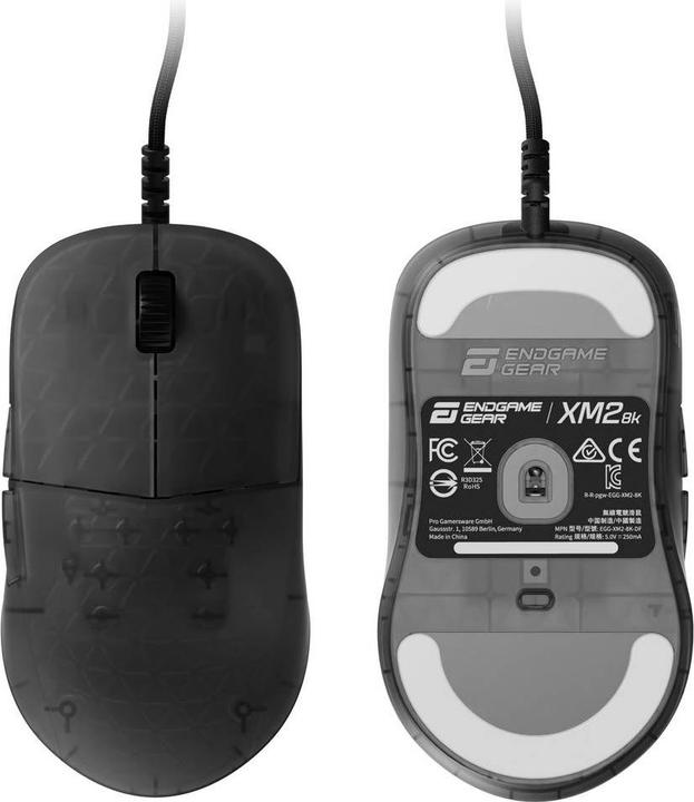 Immagine prodotto Endgame Gear Mouse da gioco XM2 8k, con cavo - Ghiaccio scuro (Cablato)