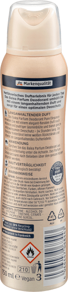 Image du produit dm Balea Déodorant spray Parfum Pure Elegance@ (Spray, 150 ml)