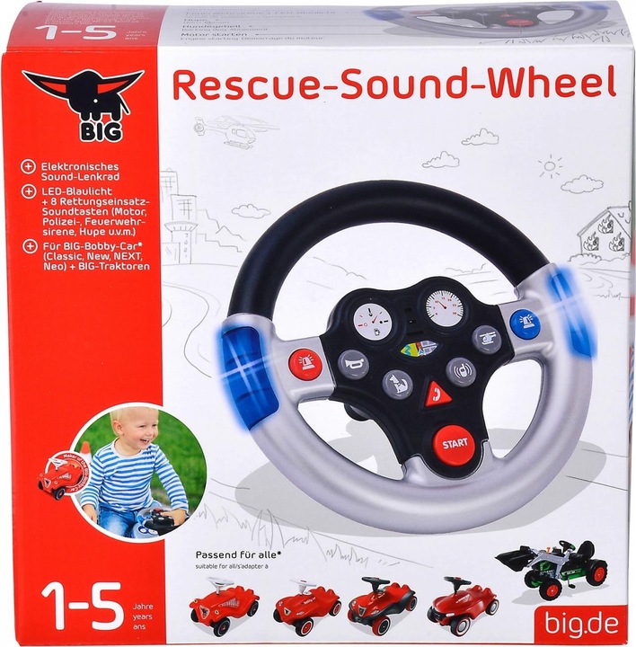 Actual product image BIG Play wheel with rescue sounds