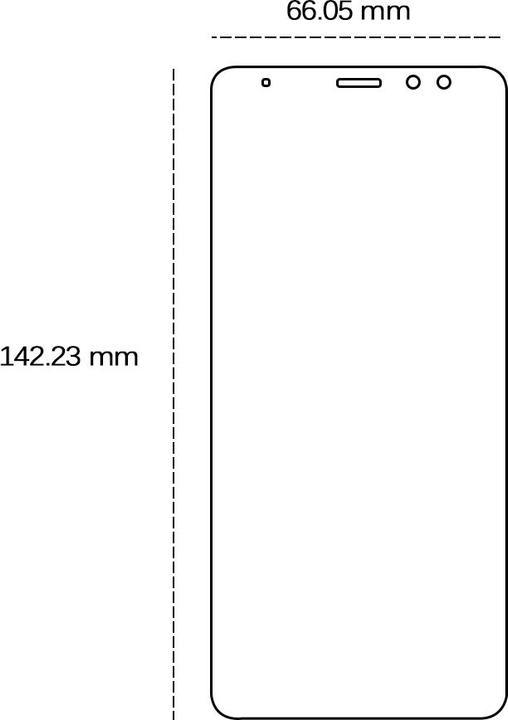 Immagine prodotto OEM Vetro temperato 2,5D per Samsung Galaxy A8 2018 (A530)