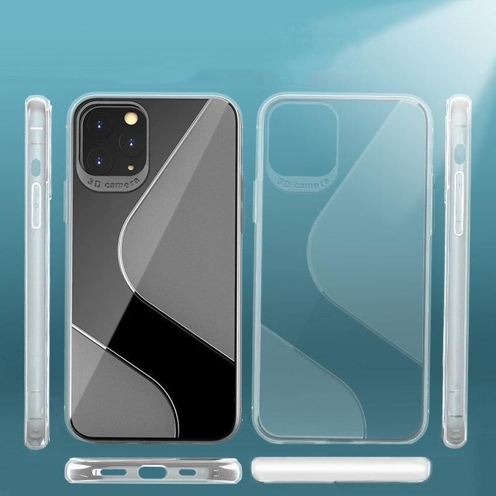 Productafbeelding Hurtel S-Case Flexibele Cover TPU Hoesje voor Huawei P Smart 2020 blauw (Huawei P Smart (2020))