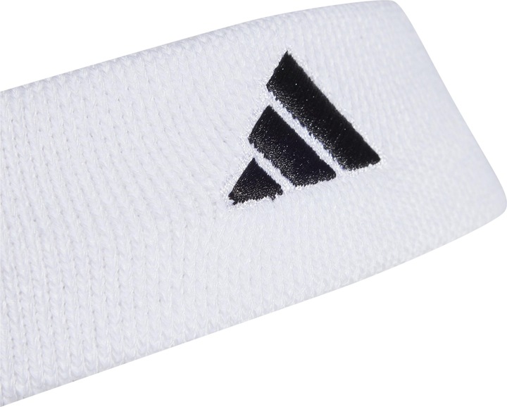 Actual product image adidas Unisex Headband Tennis Headband, White/Black, HT3908, OSFM