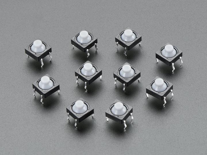 Produktbild OEM 8mm Soft Pushbutton 10 Stk.