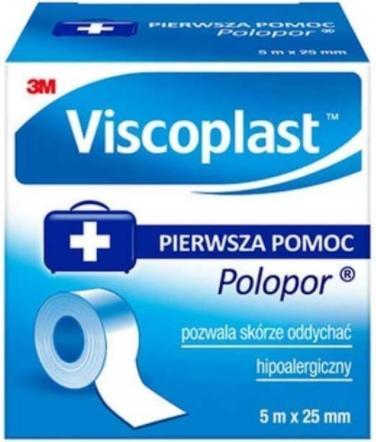 Actual product image 3M Viscoplast, Polopor-Kleber 5 m x 25 mm, 1 Stück
