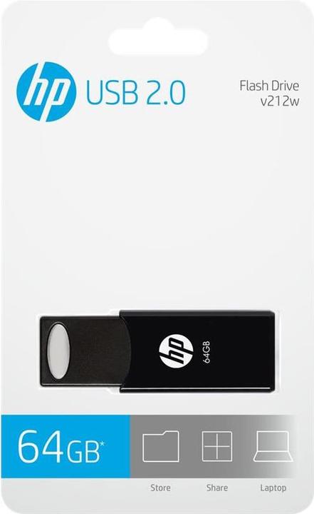 Actual product image HP USB flash drive 2.0 v212w 64 GB (64 GB, USB-A)