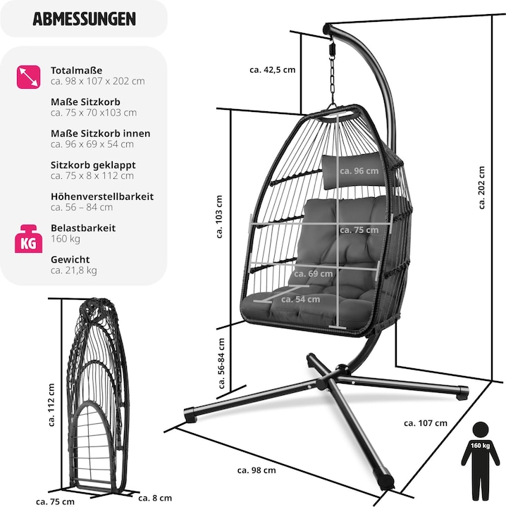 Actual product image tectake Ariane (160 kg)