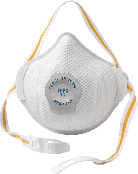 Moldex Air Plus 3405 FFP 3 Respirator Mask (FFP3, 5 x)