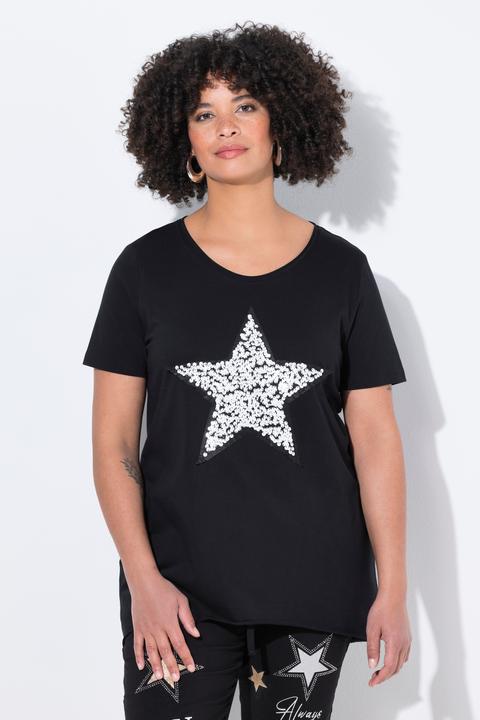 Produktbild Angel of Style T-Shirt, A-Linie, Pailletten-Stern (44)