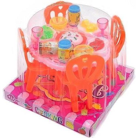 Adar Tisch mit Stühlen für Puppen, 15 Stück