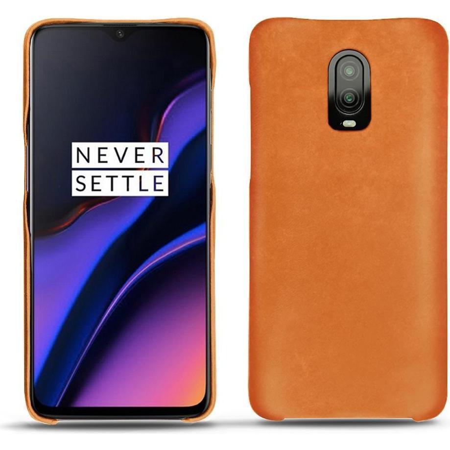 Thumbnail - Noreve Lederschutzhülle (OnePlus 6T), Smartphone Hülle, Orange