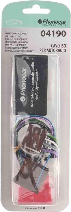 Actual product image Phonocar Kit de montage connecteur ISO