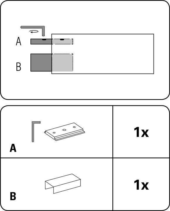 Produktbild Gardinia Schienenverbinder für Aluminium-Vorhangschiene Luna