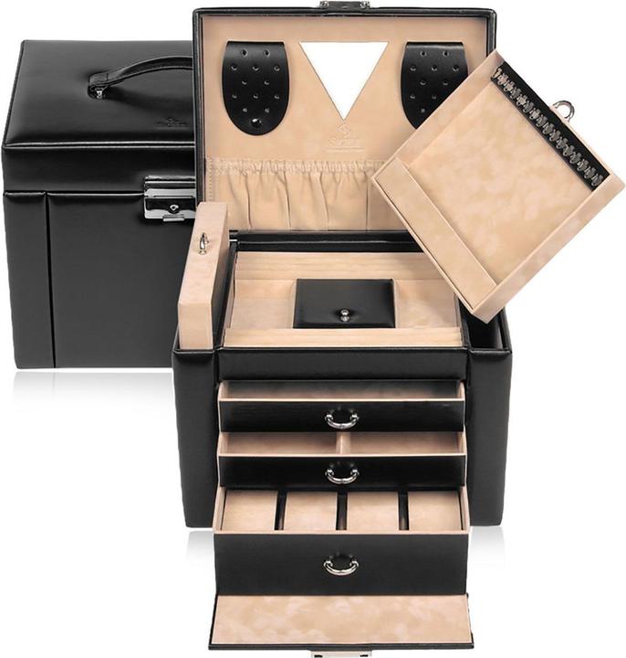 Sacher Schmuckkoffer Maxima - Schwarz