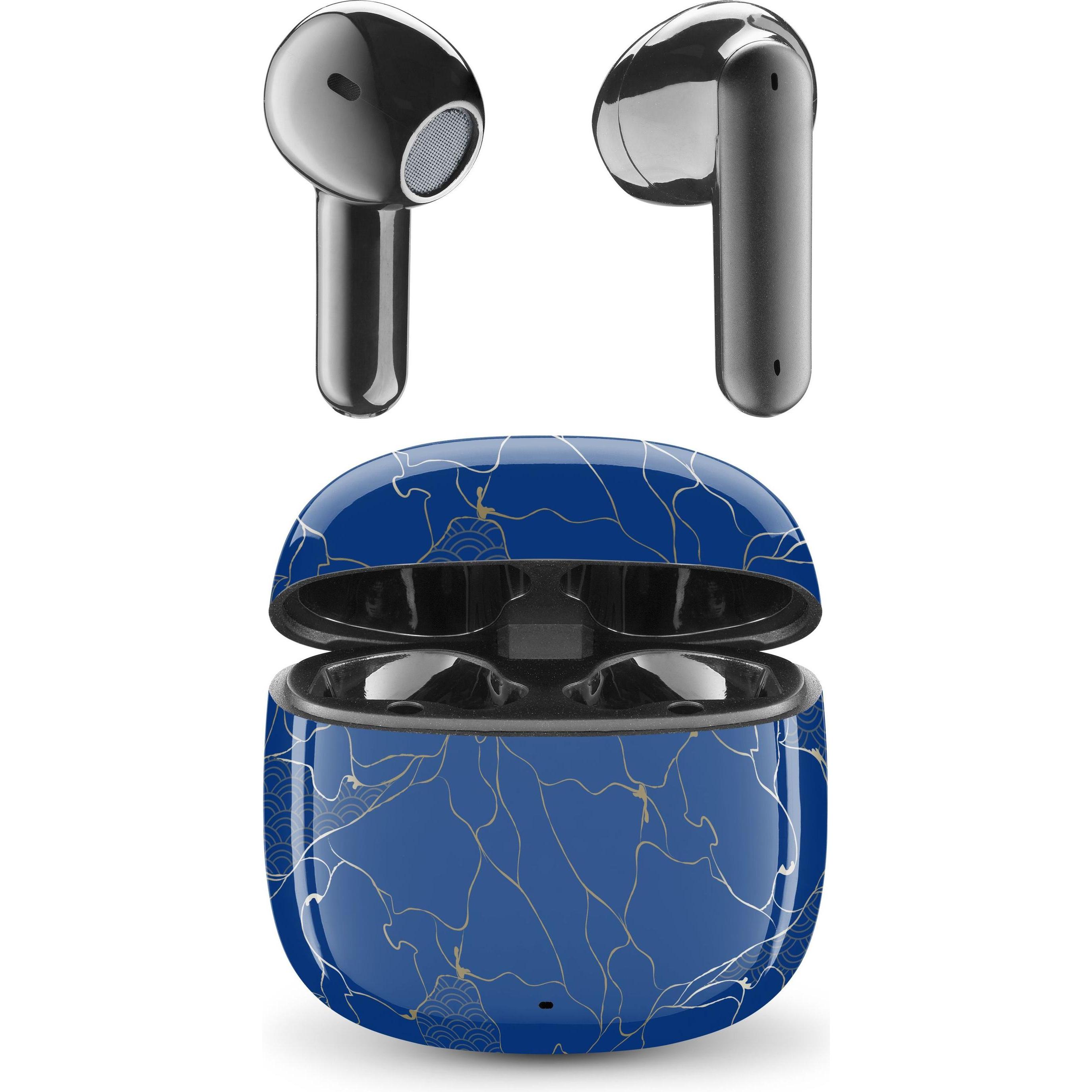 Cellularline Music & Sound Bluetooth (keine Geräuschunterdrückung, 4 h, Kabellos), Kopfhörer, Blau