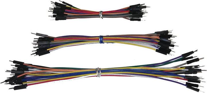 Image du produit Play-Zone Câbles de démarrage 60 pcs. (10-20CM) M/M 22AWG
