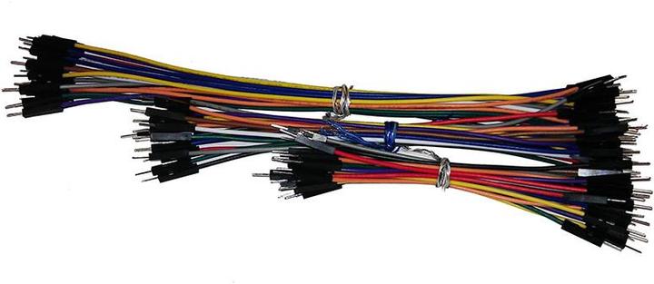 Image du produit Play-Zone Câbles de démarrage 60 pcs. (10-20CM) M/M 22AWG