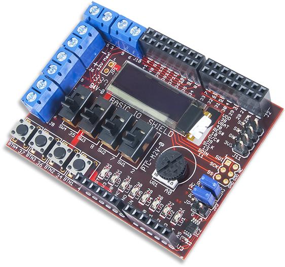 Image du produit Digilent ChipKit Basic I/O-Shield (Kit électronique)