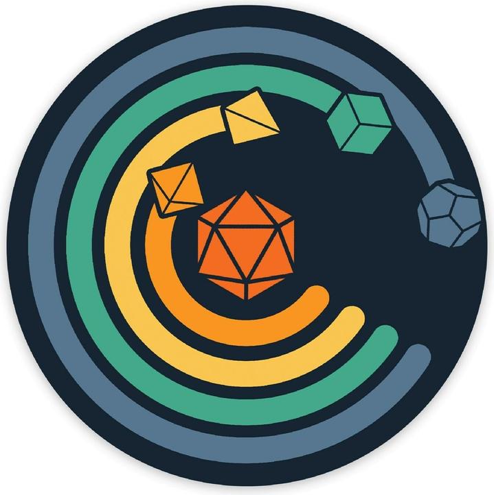 Produktbild Glass Staff Circle of Dice Sticker Mehrfarbig, Detailfarbe (1 Sticker)